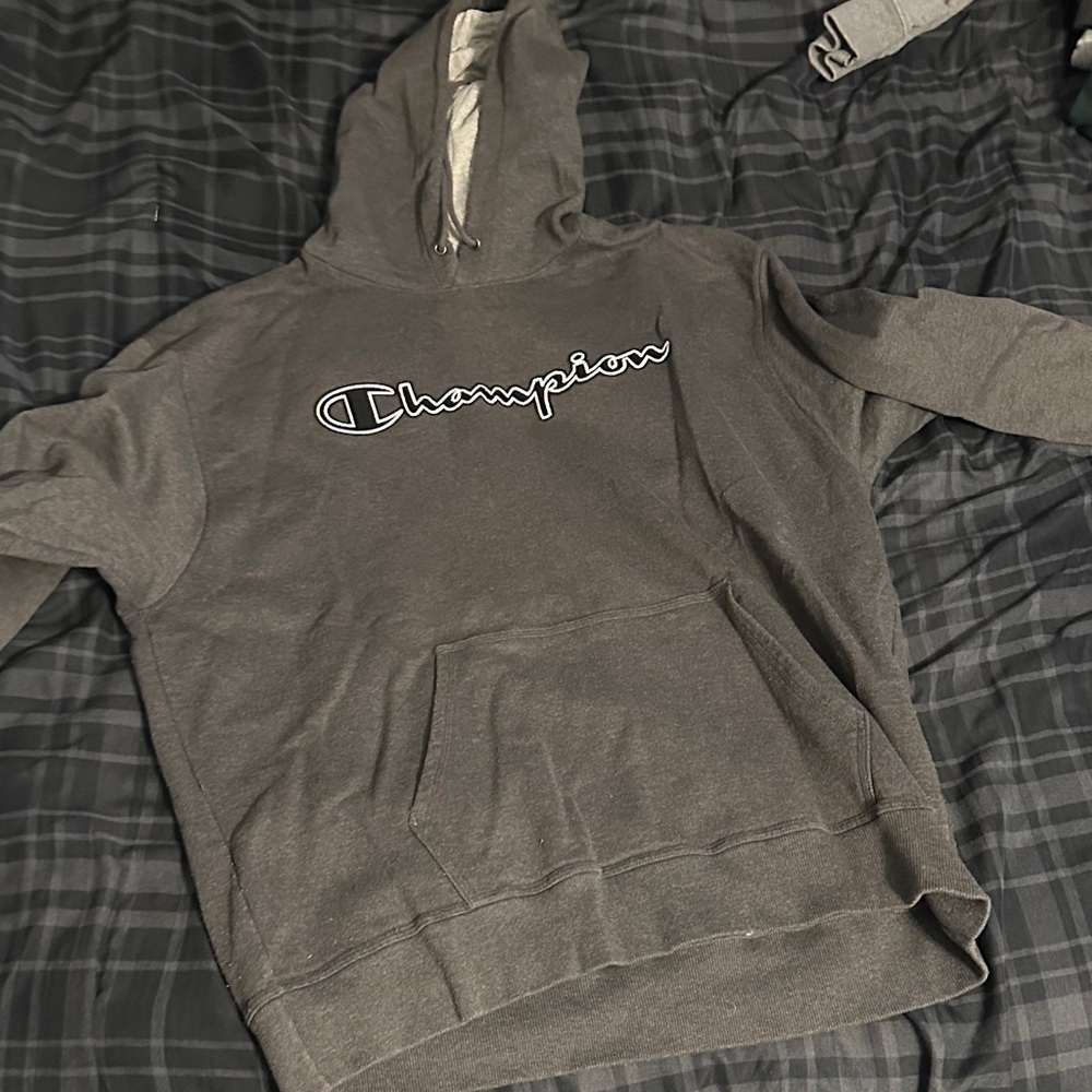 Champion Dark Gray Hoodie for Men